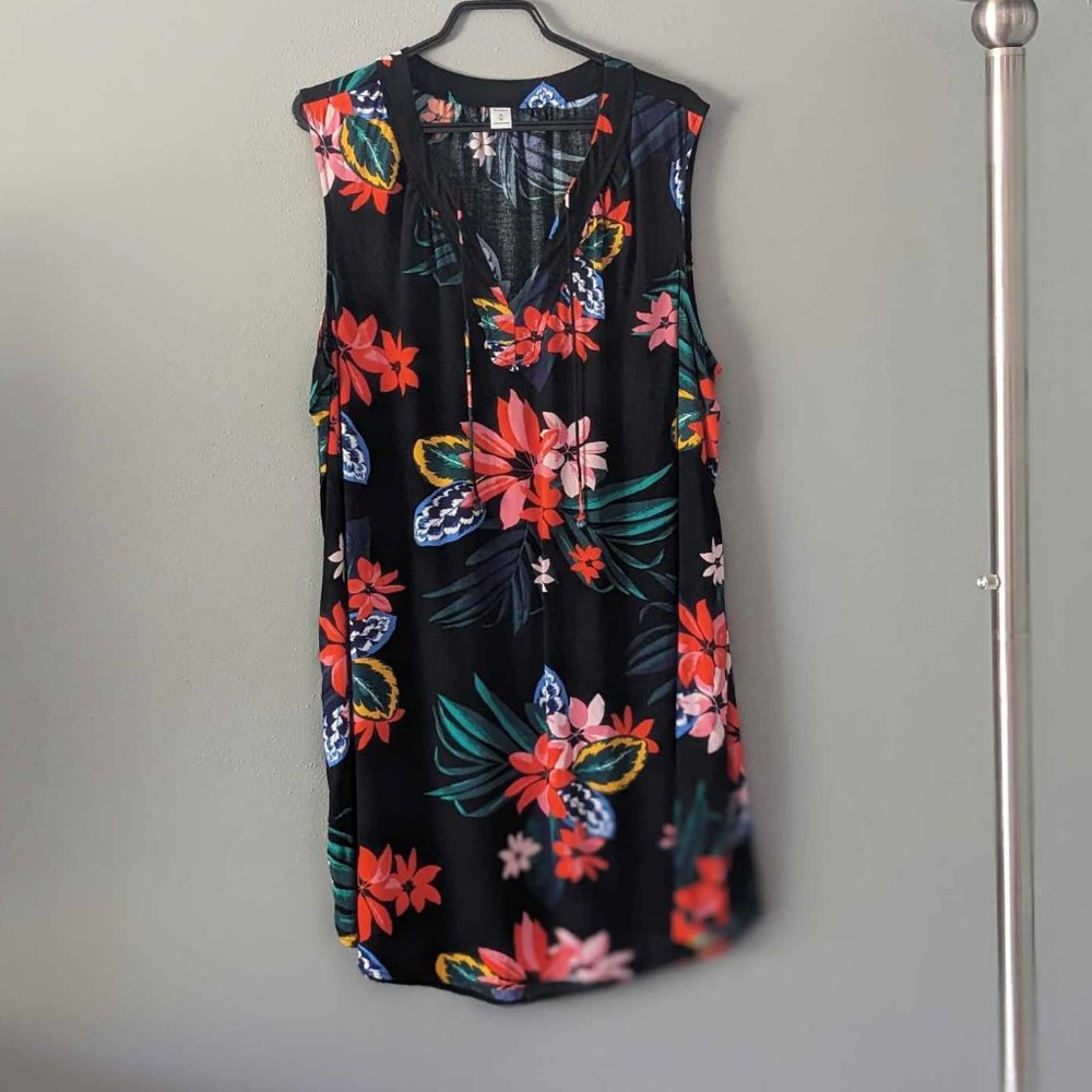 2pk XL floral shift dresses